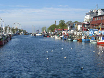 Alter Strom von Warnemünde