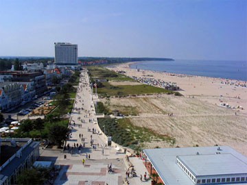 Strandpromenade von Warnemünde